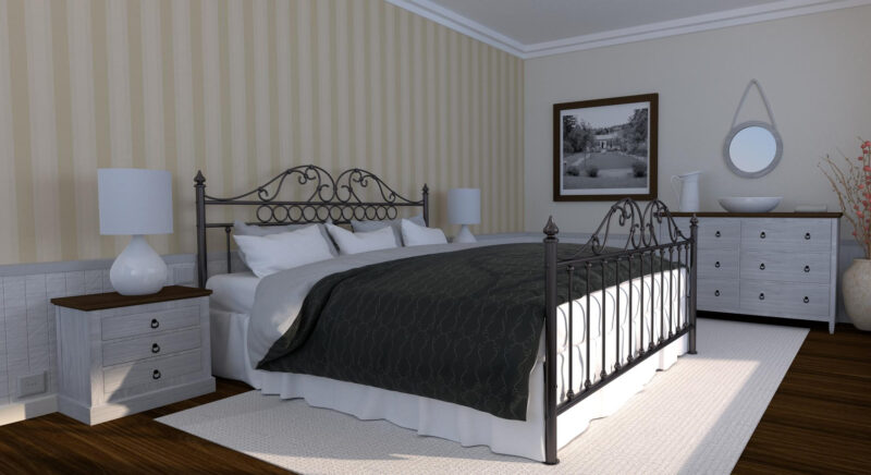 Łóżko metalowe – sprawdź, czy warto je wybrać do sypialni 1