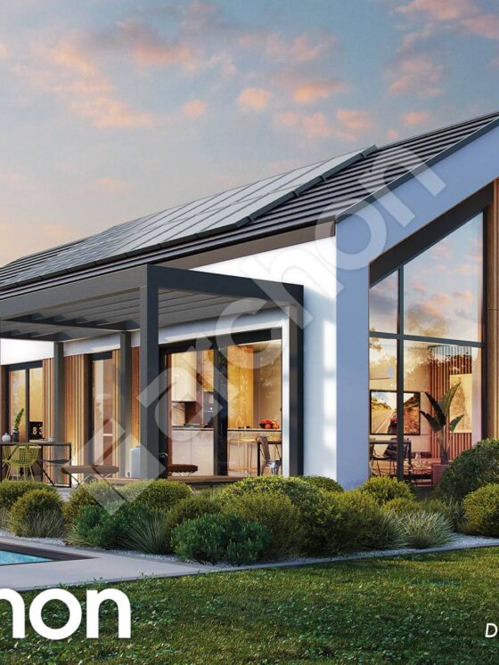 Marzysz o nowoczesnej parterówce dla rodziny 2+2? Poznaj gotowe projekty domów z 4 pokojami! 6